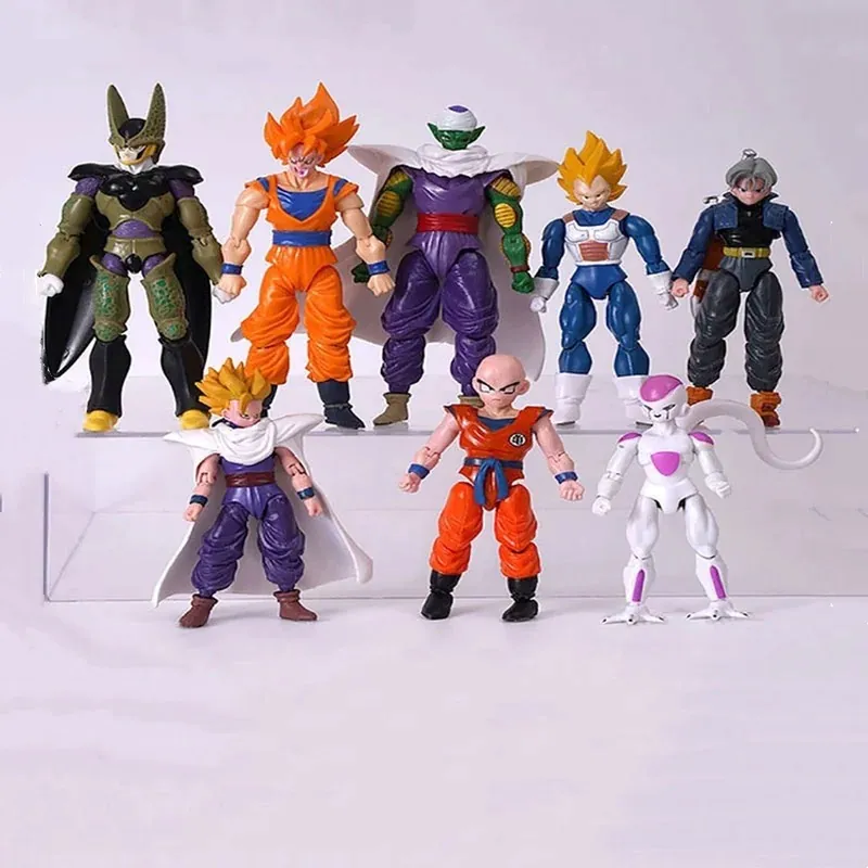 Figura de Dragon Ball Z de 12 a 18 cm: Goku, Broly y Vegeta – Medidas de 12 a 18 cm