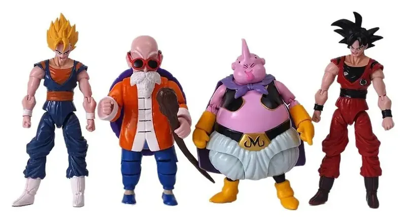 Figura de Dragon Ball Z de 12 a 18 cm: Goku, Broly y Vegeta