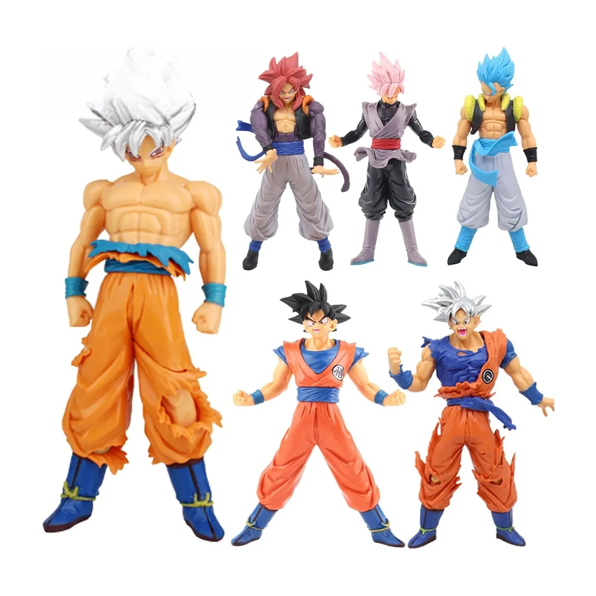 Figura de Dragon Ball Z de 15 a 18 cm: Goku, Vegeta y Ten Shin Han – vue 2
