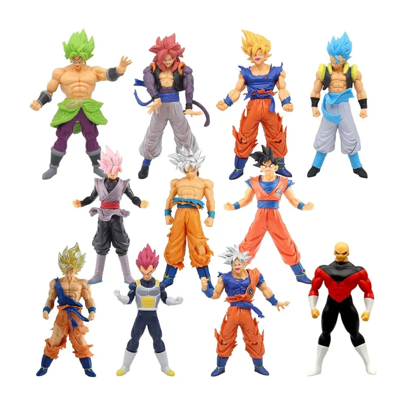 Figura de Dragon Ball Z de 15 a 18 cm: Goku, Vegeta y Ten Shin Han – Textura y peso, según quienes la tienen