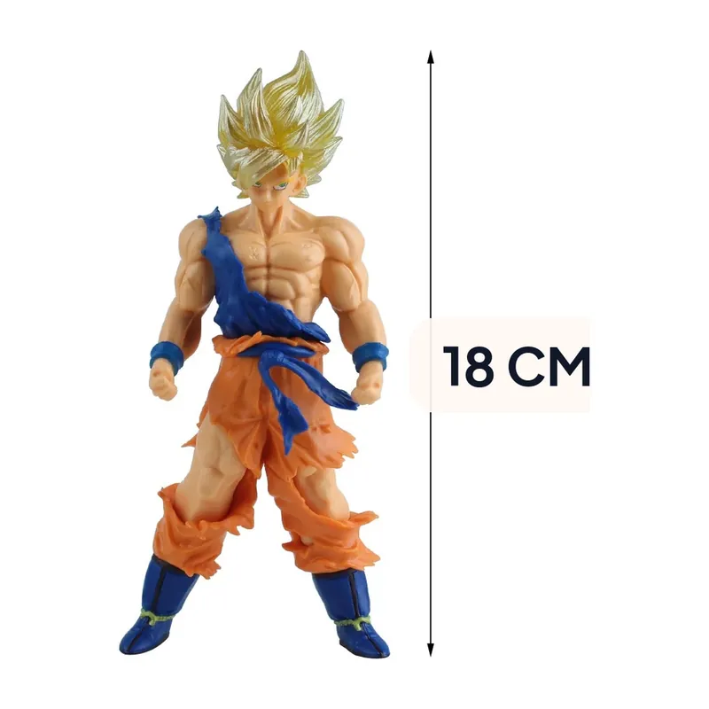 Figura de Dragon Ball Z de 15 a 18 cm: Goku, Vegeta y Ten Shin Han – Revisa al recibirla