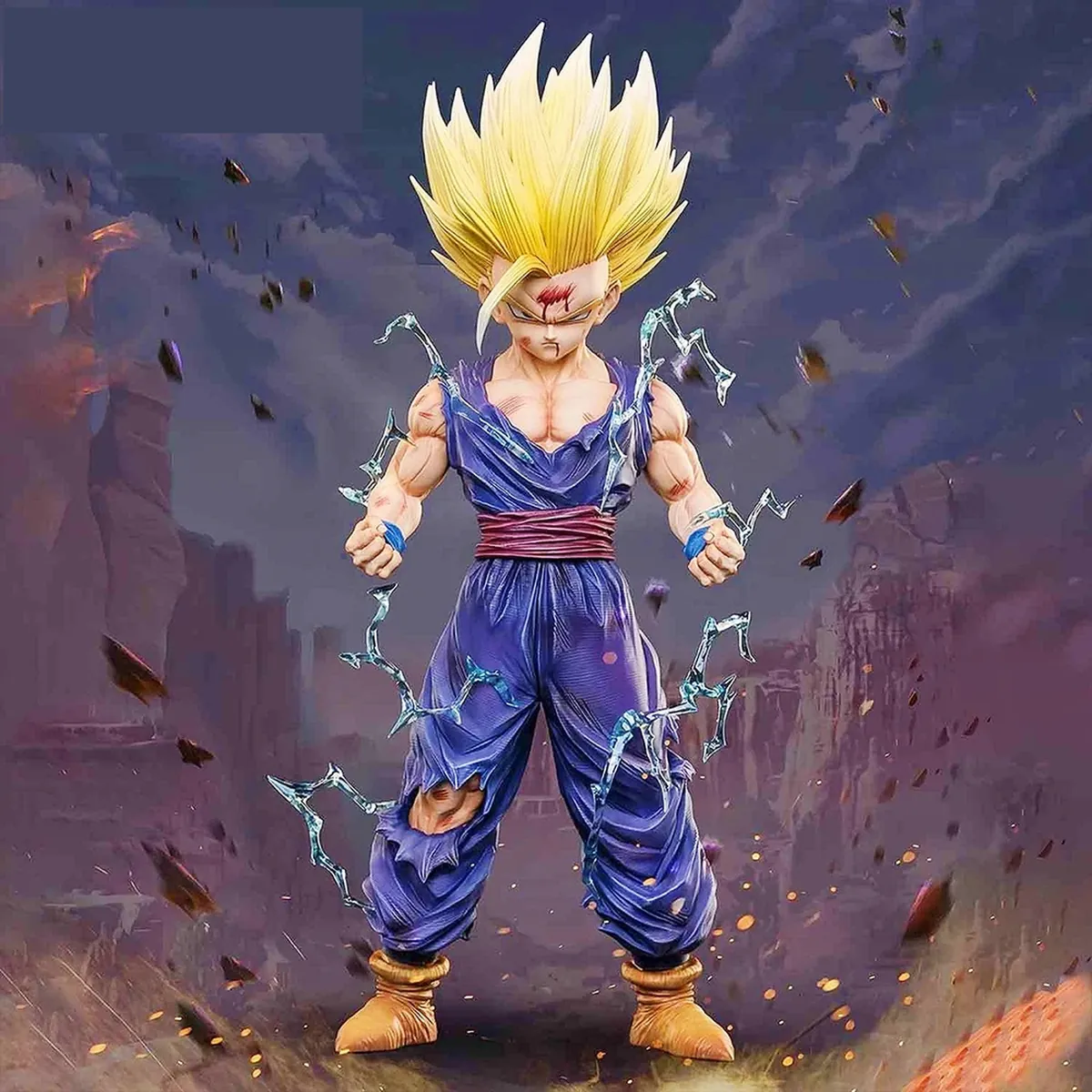 Figura de Gohan Super Saiyajin 2 de 24 cm en PVC – vue 2