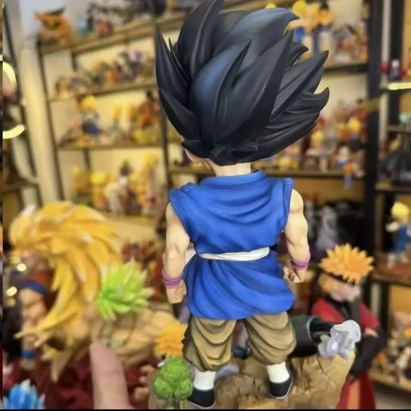 Figura de Son Goku de 25 cm con dos cabezas intercambiables – Un detalle de las cabezas