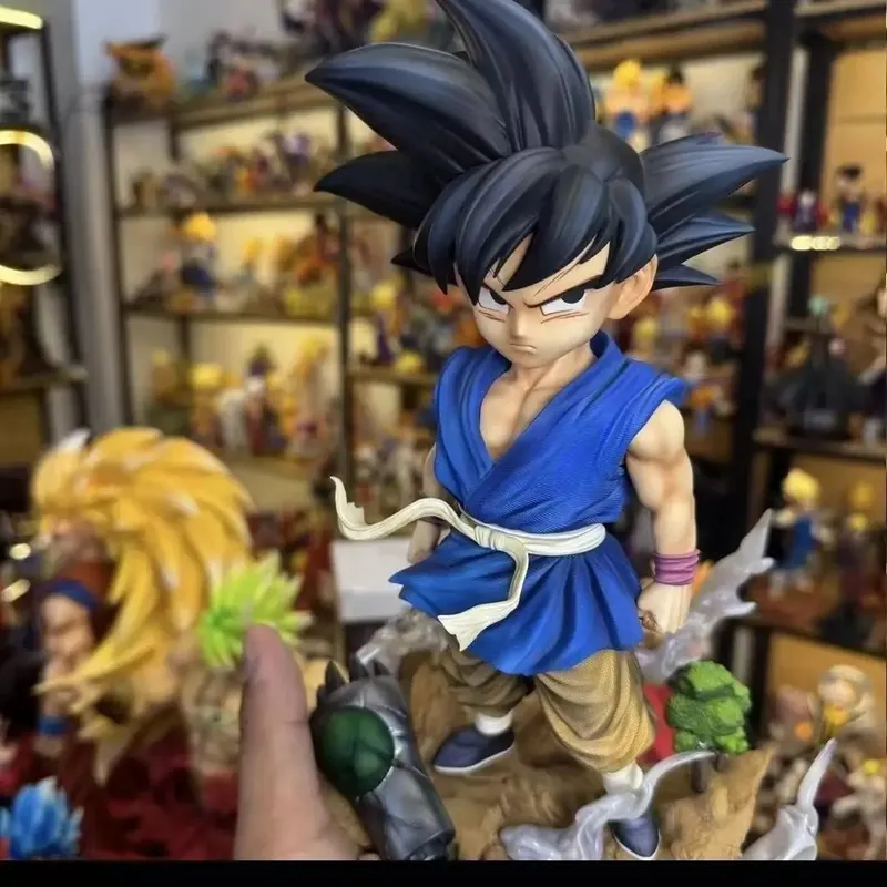 Figura de Son Goku de 25 cm con dos cabezas intercambiables – Cambia la cabeza