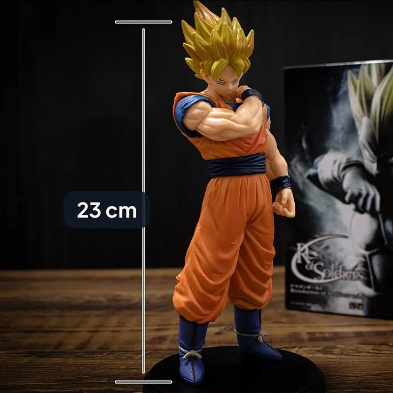 Figura de Son Goku o Vegeta Super Saiyan de Dragon Ball Z, sin caja – Escoge personaje
