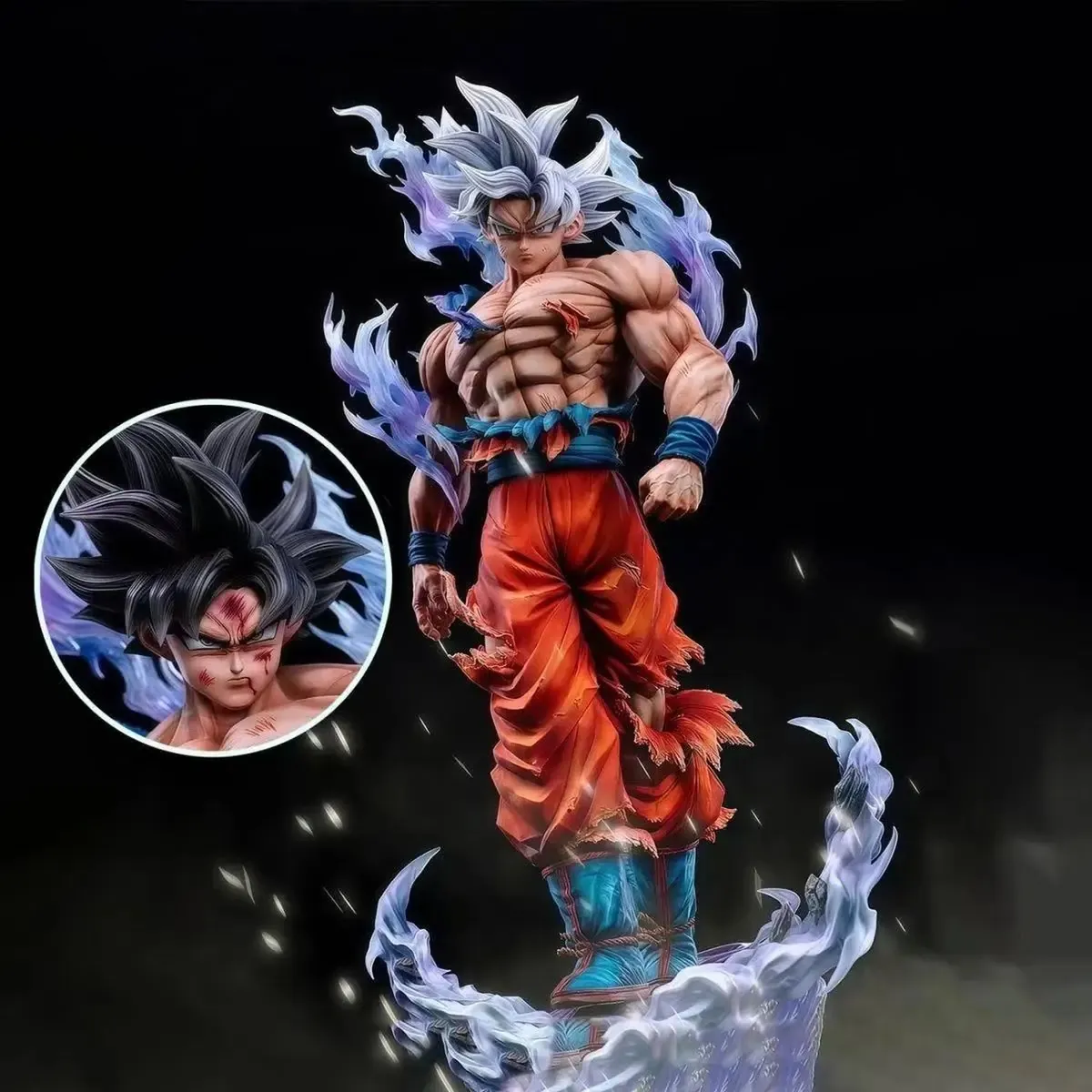 Figura de Son Goku Ultra Instinto de Dragon Ball de 21 cm – vue 5