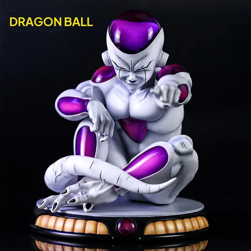 Figuras de Anime Dragon Ball Z de Freezer sentado para colección