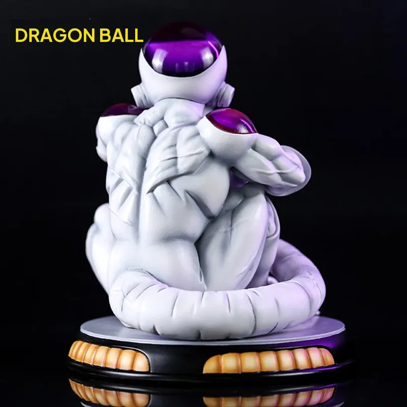 Figuras de Anime Dragon Ball Z de Freezer sentado para colección – Con base o sin base