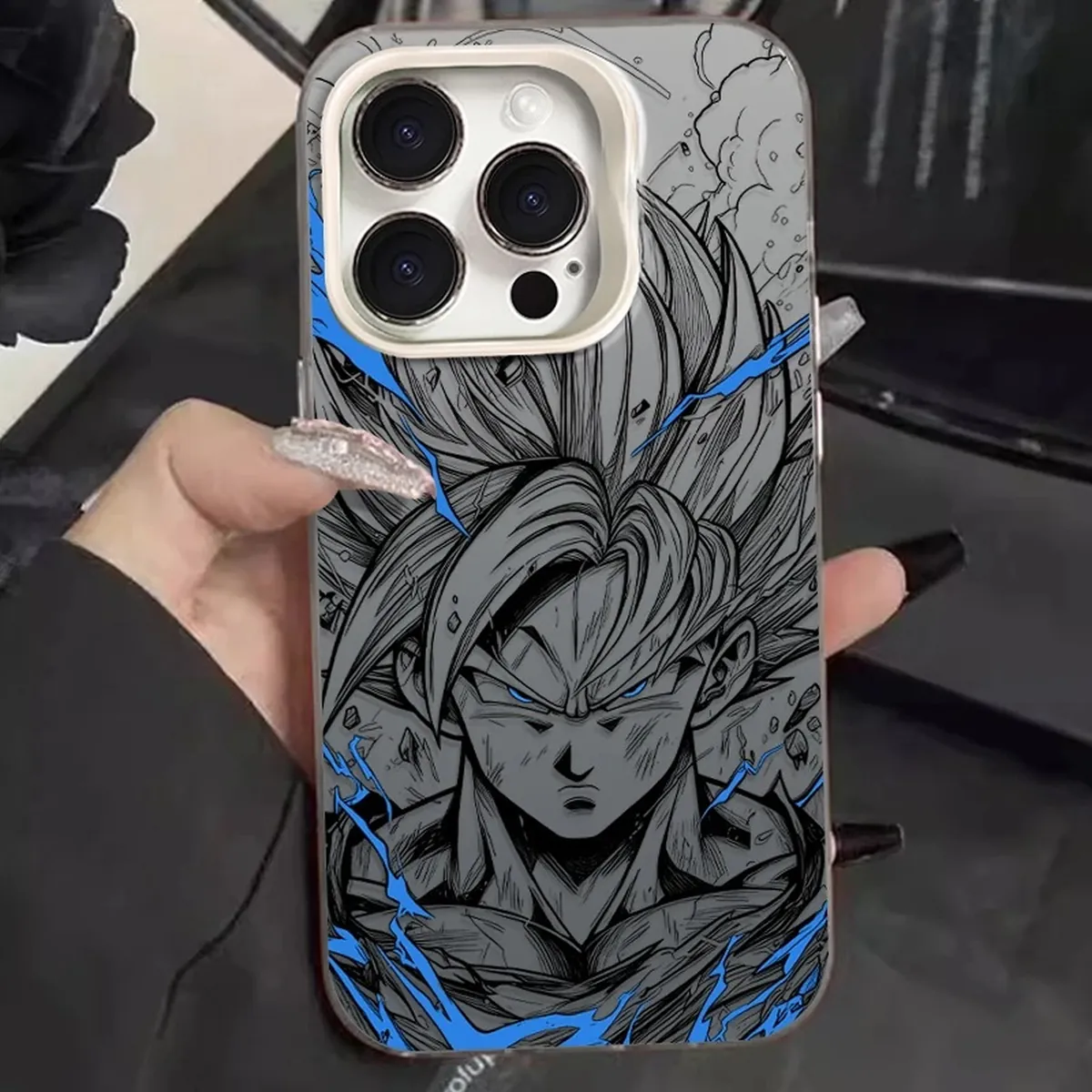 Funda de celular Dragon Ball antigolpes para iPhone, Goku y Vegeta – vue 4