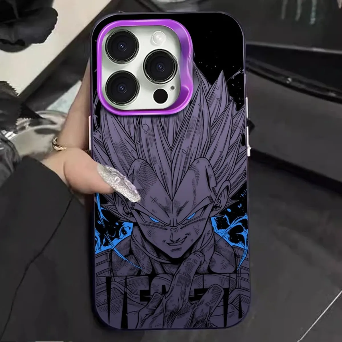 Funda de celular Dragon Ball antigolpes para iPhone, Goku y Vegeta – vue 5
