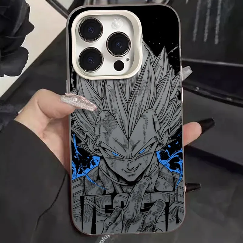 Funda de celular Dragon Ball antigolpes para iPhone, Goku y Vegeta – Colócala