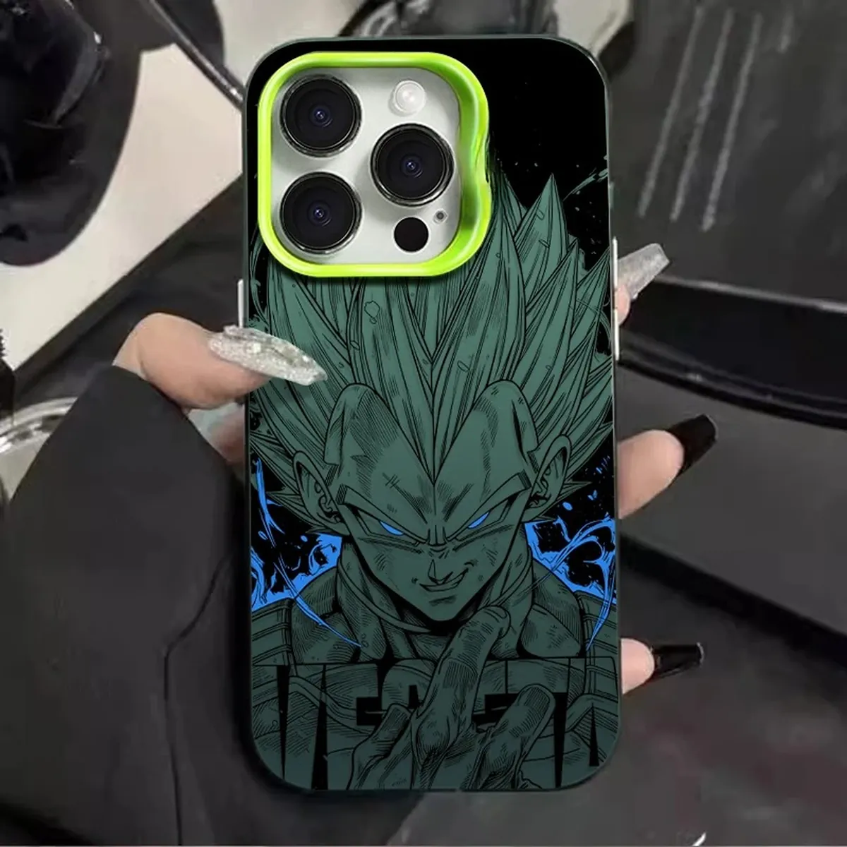Funda de celular Dragon Ball antigolpes para iPhone, Goku y Vegeta – modelo 8