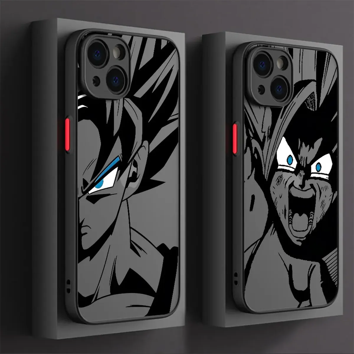 Funda de celular Dragon Ball mate con borde negro para iPhone – vue 2