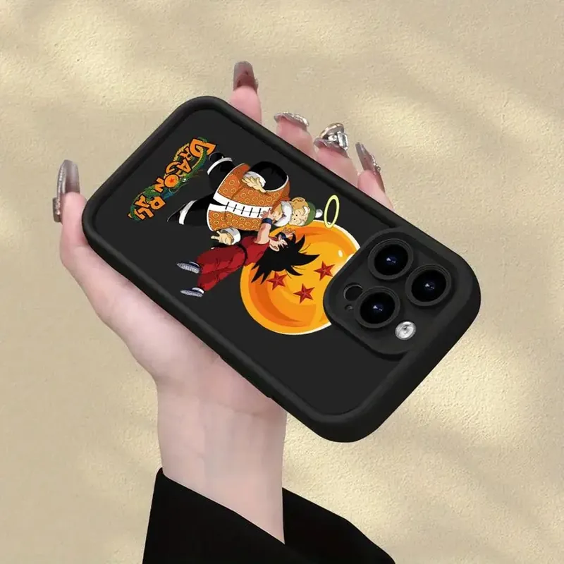 Funda de celular Dragon Ball suave de silicona para iPhone
