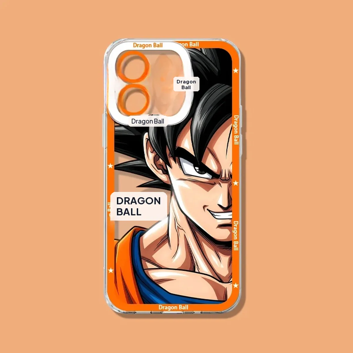 Funda de celular Dragon Ball transparente para iPhone, Goku Kakarotto – modelo 1