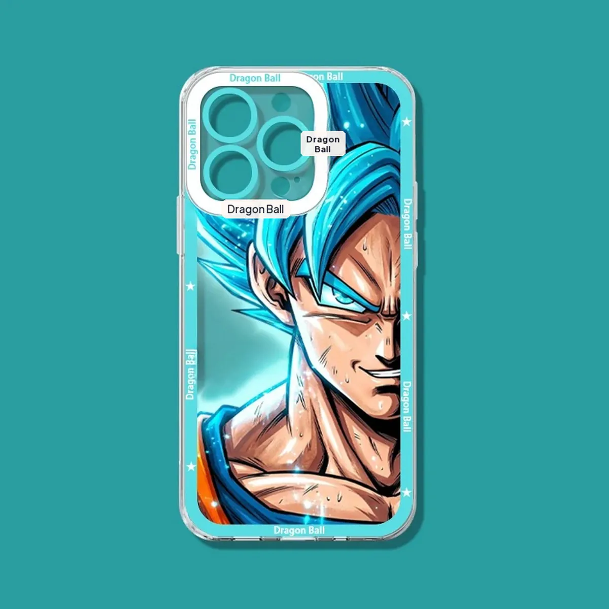Funda de celular Dragon Ball transparente para iPhone, Goku Kakarotto – modelo 6
