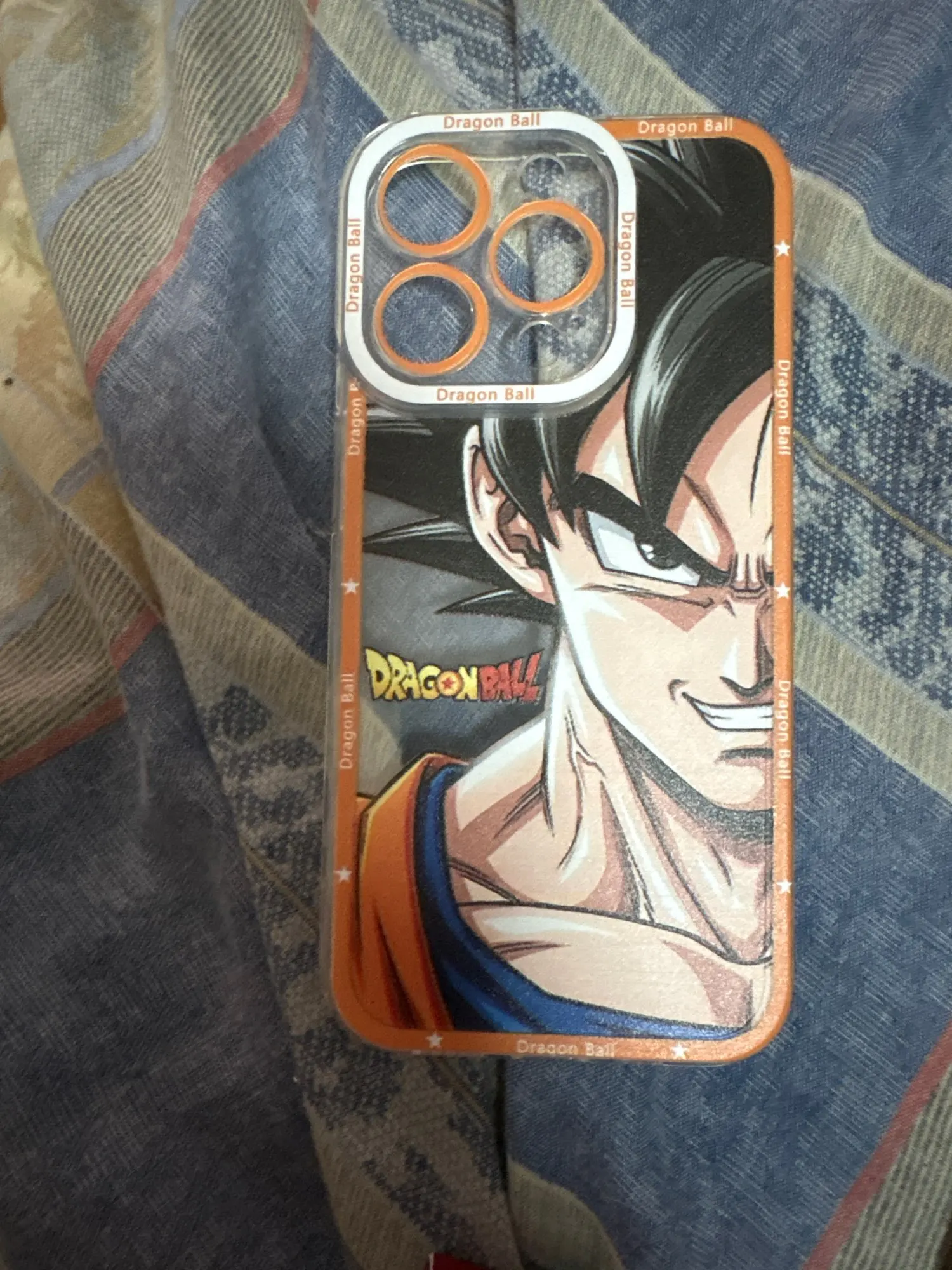 Foto de un comprador: Funda de celular Dragon Ball transparente para iPhone, Goku Kakarotto