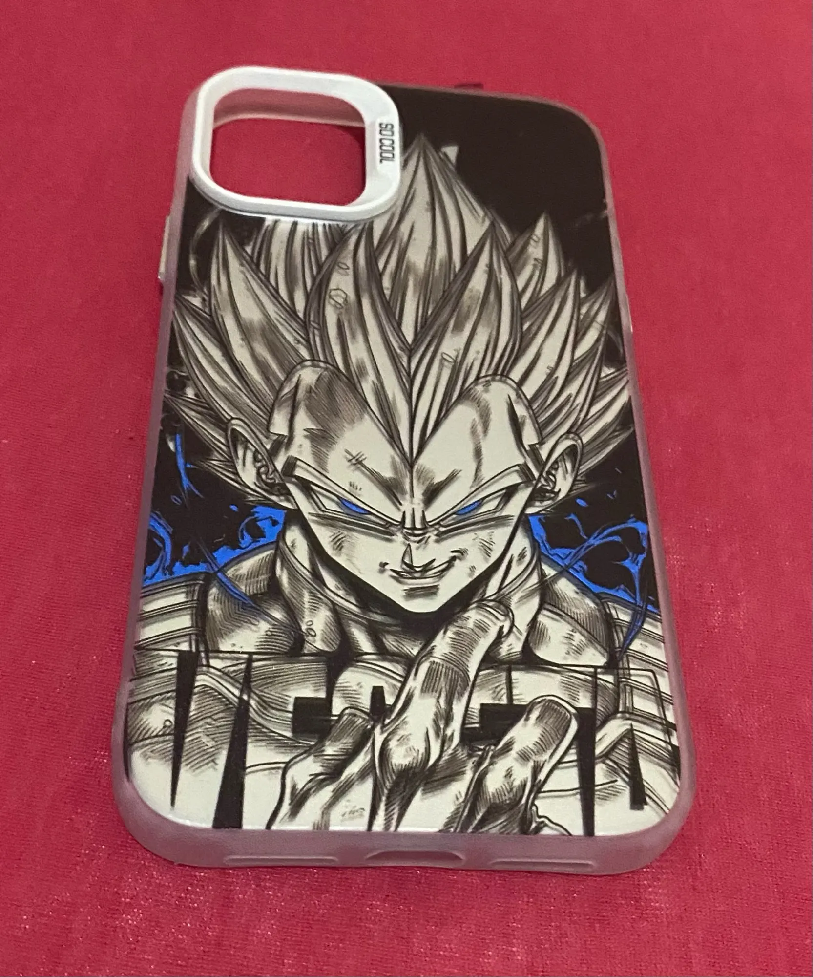 Foto de un comprador: Funda de celular Dragon Ball antigolpes para iPhone, Goku y Vegeta