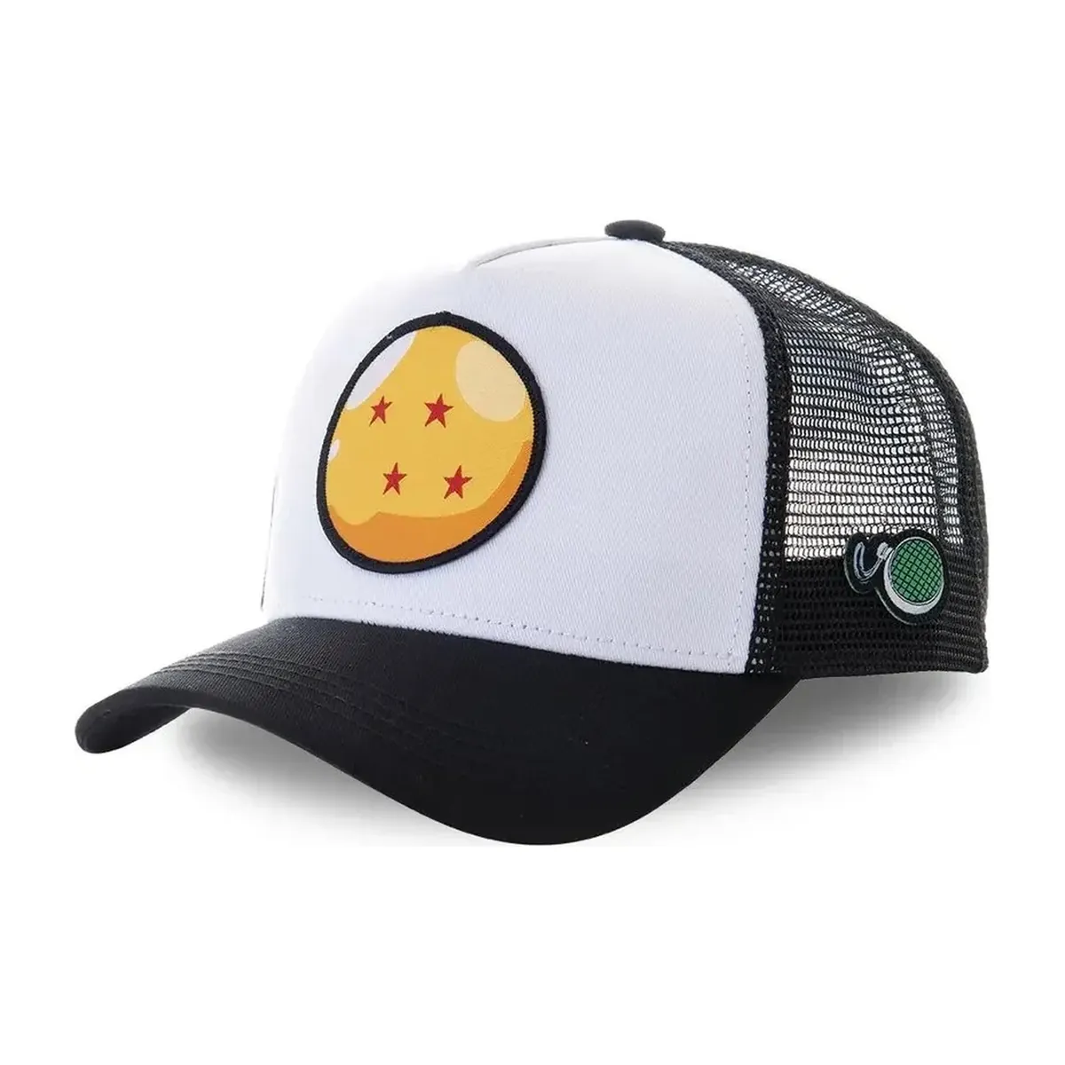 Gorra Dragon Ball Son Goku de viaje, ajustable y bordada – ball blanc