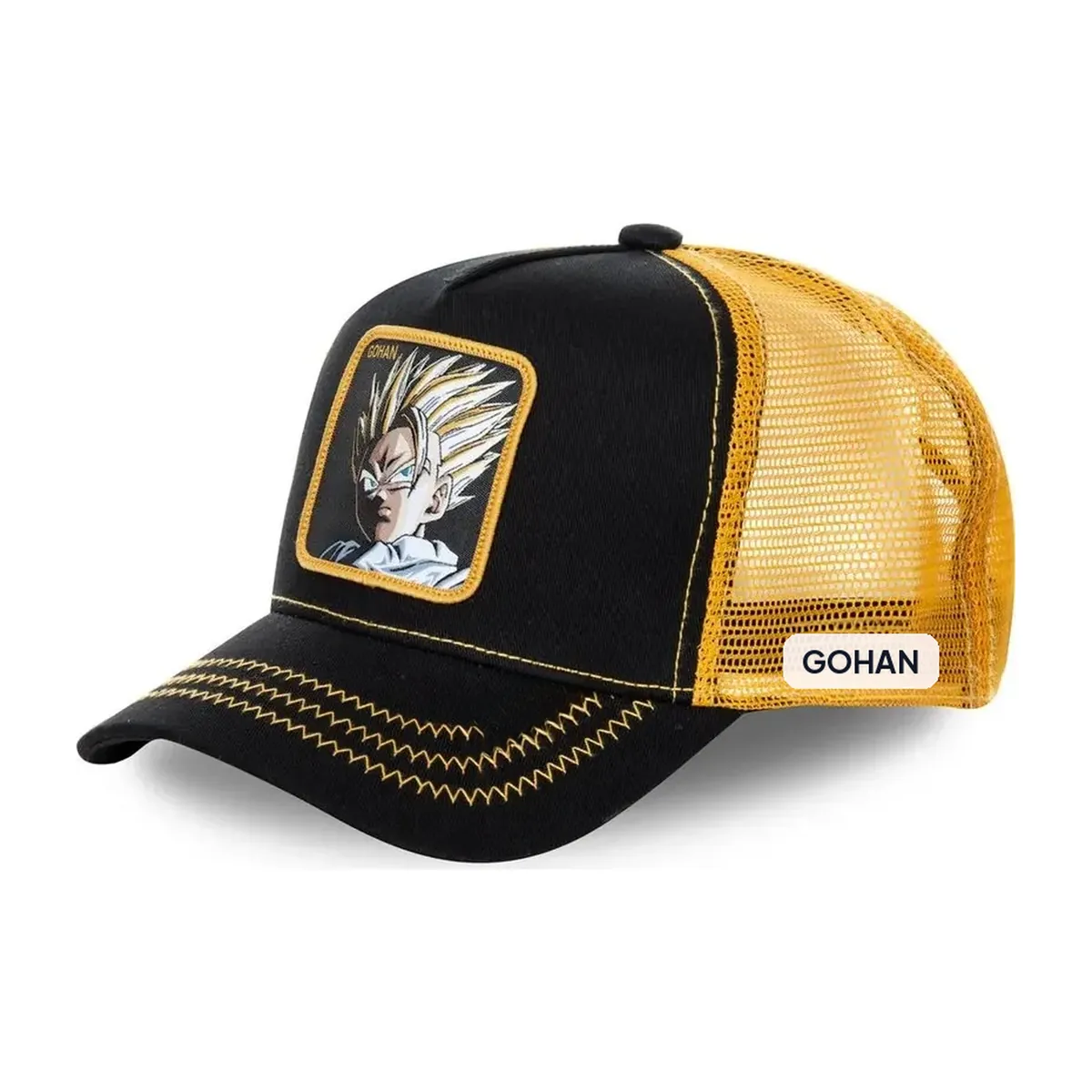 Gorra Dragon Ball Son Goku de viaje, ajustable y bordada – gohan noir
