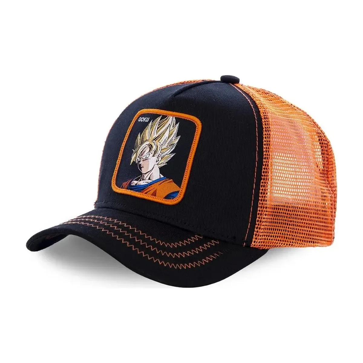 Gorra Dragon Ball Son Goku de viaje, ajustable y bordada – goku orange