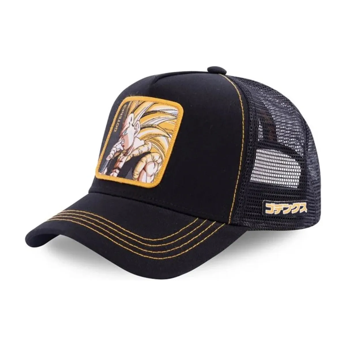 Gorra Dragon Ball Son Goku de viaje, ajustable y bordada – gotenks noir