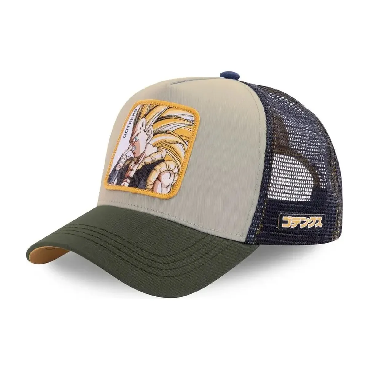 Gorra Dragon Ball Son Goku de viaje, ajustable y bordada – gotenks vert