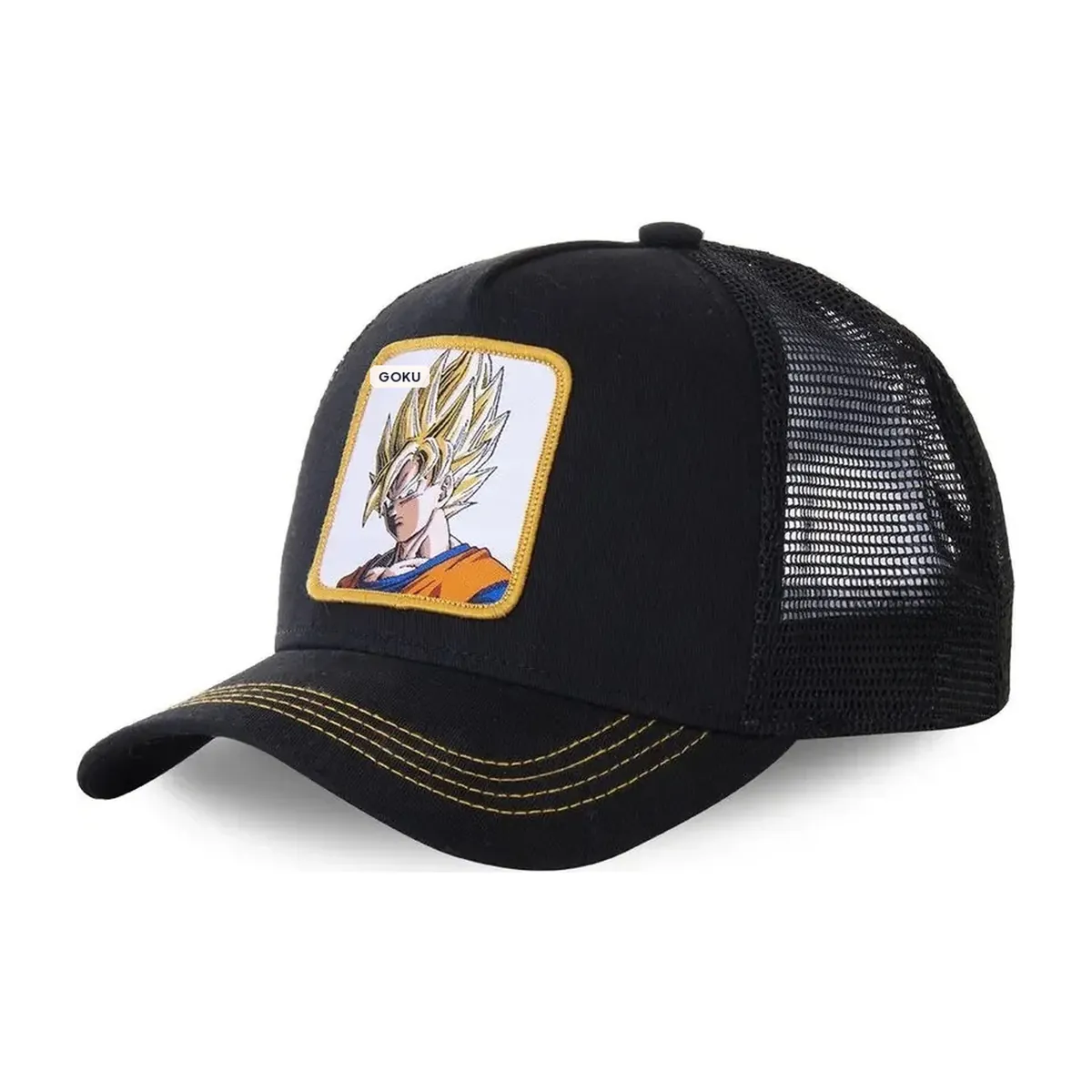 Gorra Dragon Ball Son Goku de viaje, ajustable y bordada – new goku noir
