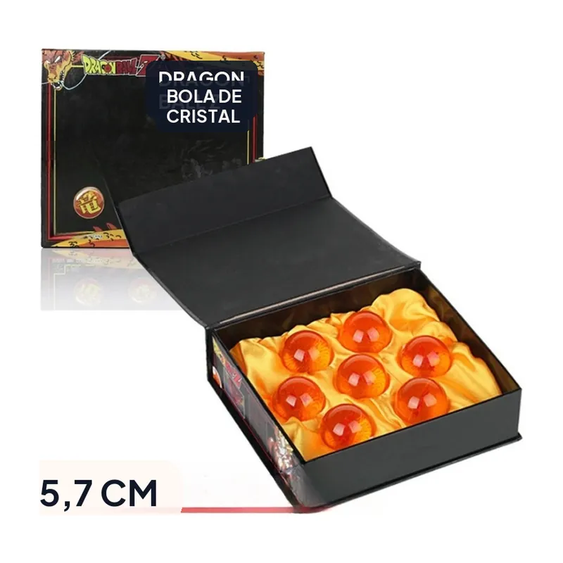 Juego de 7 figuras de Dragon Ball Z: esferas de 3.5 a 5.7 cm – Con caja o en bolsa