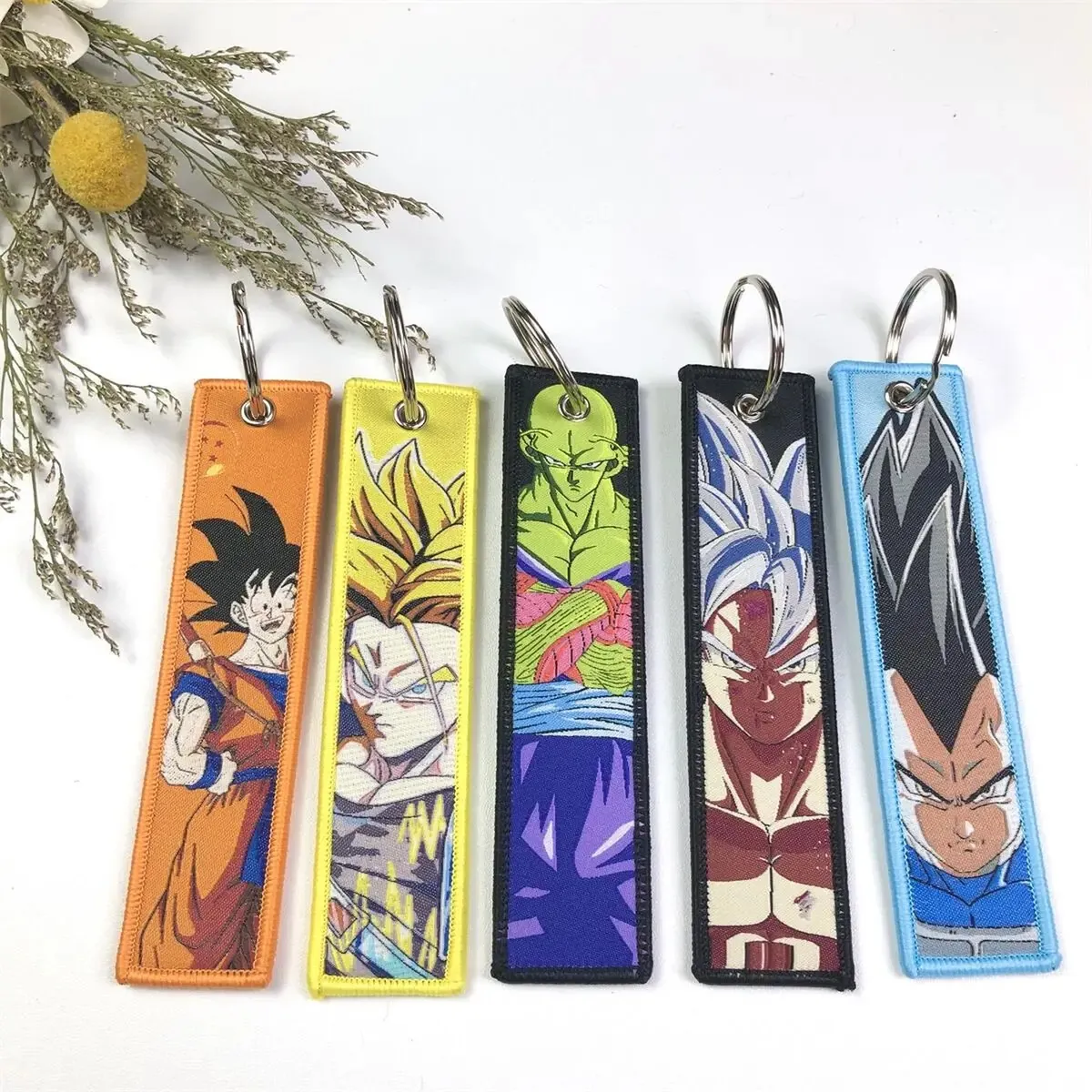 Llavero de Dragon Ball bordado tipo jet, etiqueta para llaves – vue 3