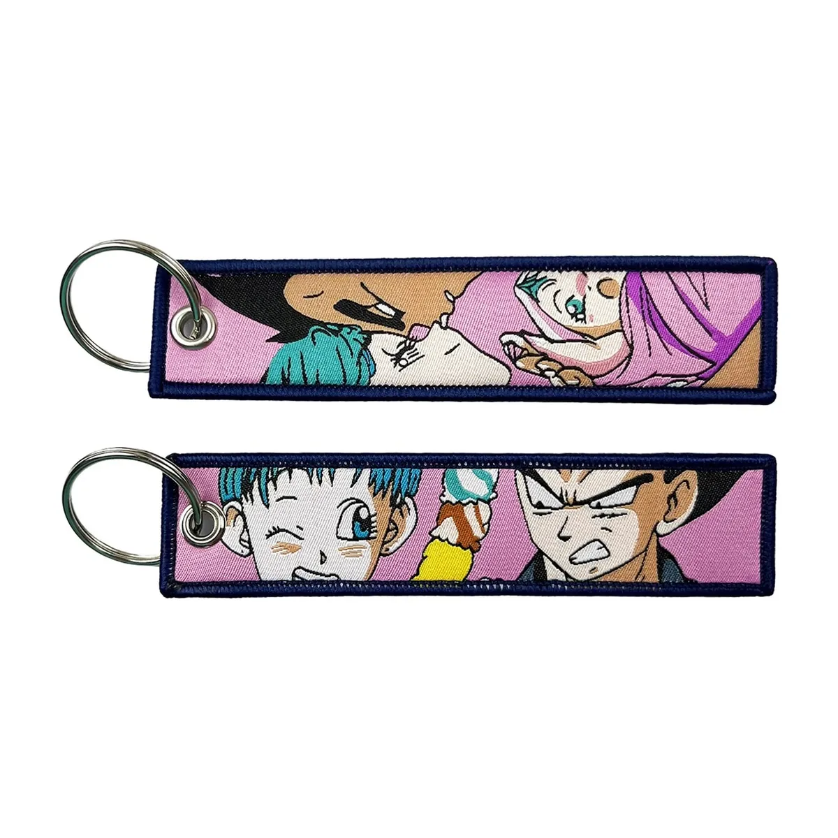 Llavero de Dragon Ball bordado tipo jet, etiqueta para llaves – kdb 20