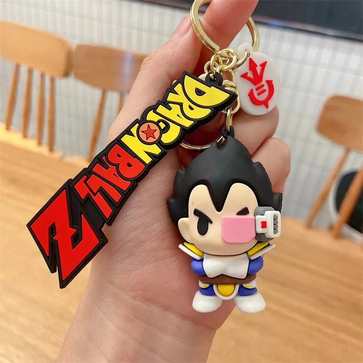 Llavero de Dragon Ball colgante creativo de Goku y Vegeta – variante b