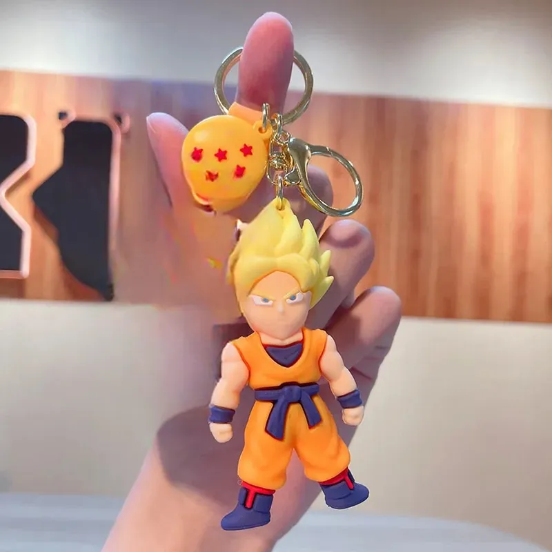 Llavero de Dragon Ball de PVC con figuras de personajes – goku