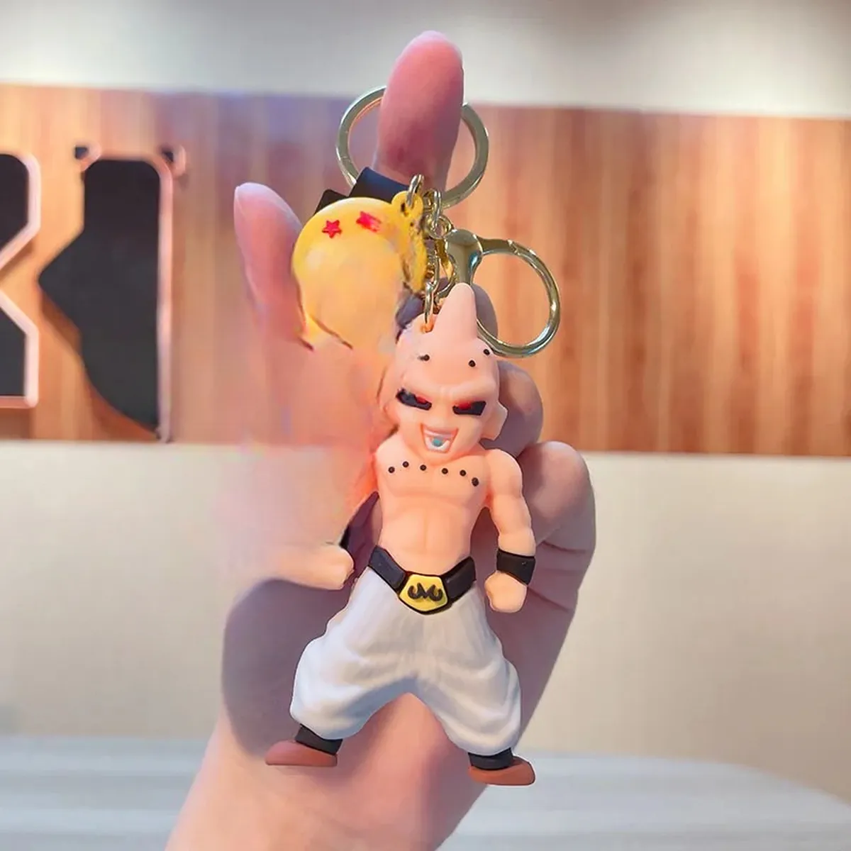 Llavero de Dragon Ball de PVC con figuras de personajes – majin buu