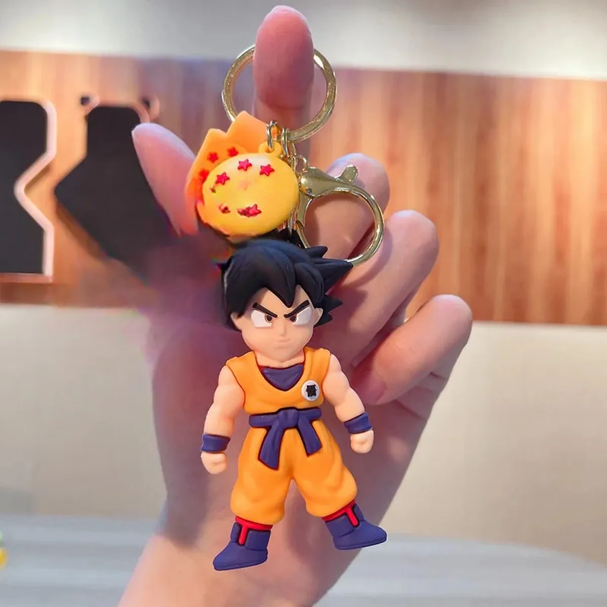 Llavero de Dragon Ball de PVC con figuras de personajes – son goku