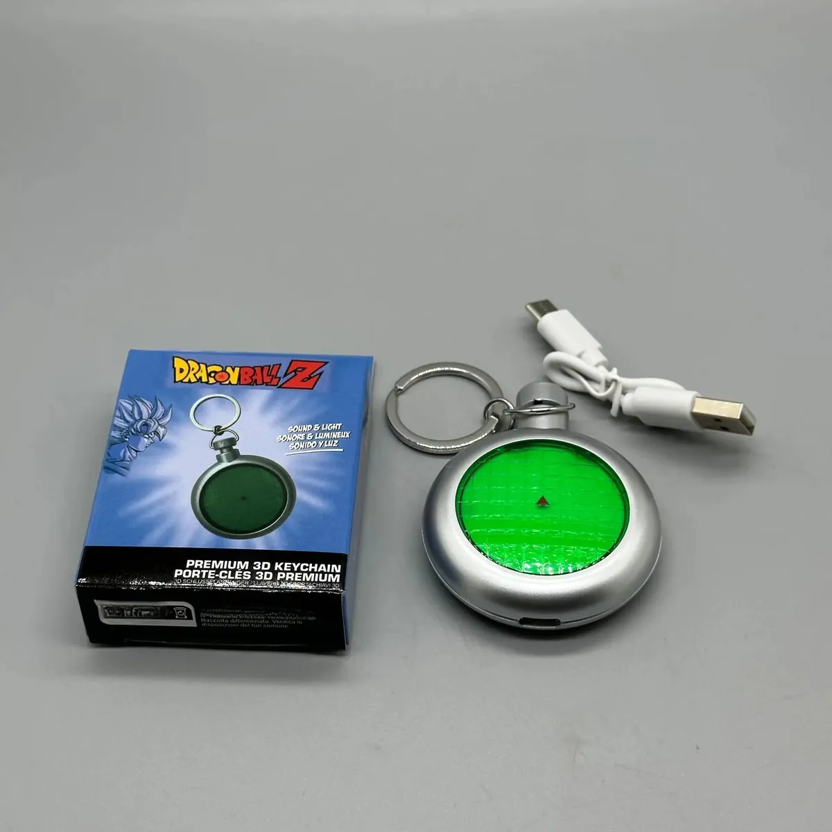 Llavero con Radar de Dragon Ball recargable con sonido – vue 3