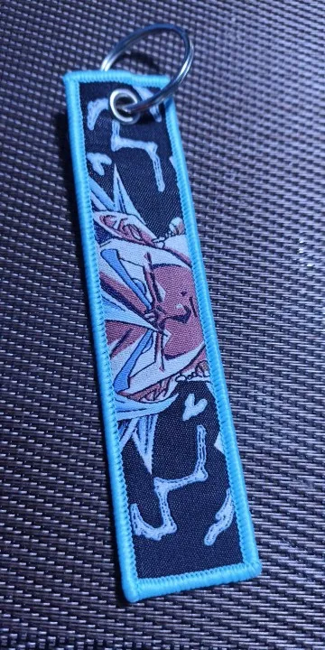 Foto de un comprador: Llavero de Dragon Ball bordado tipo jet, etiqueta para llaves