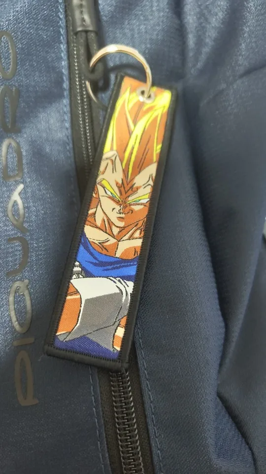 Foto de un comprador: Llavero de Dragon Ball bordado tipo jet, etiqueta para llaves
