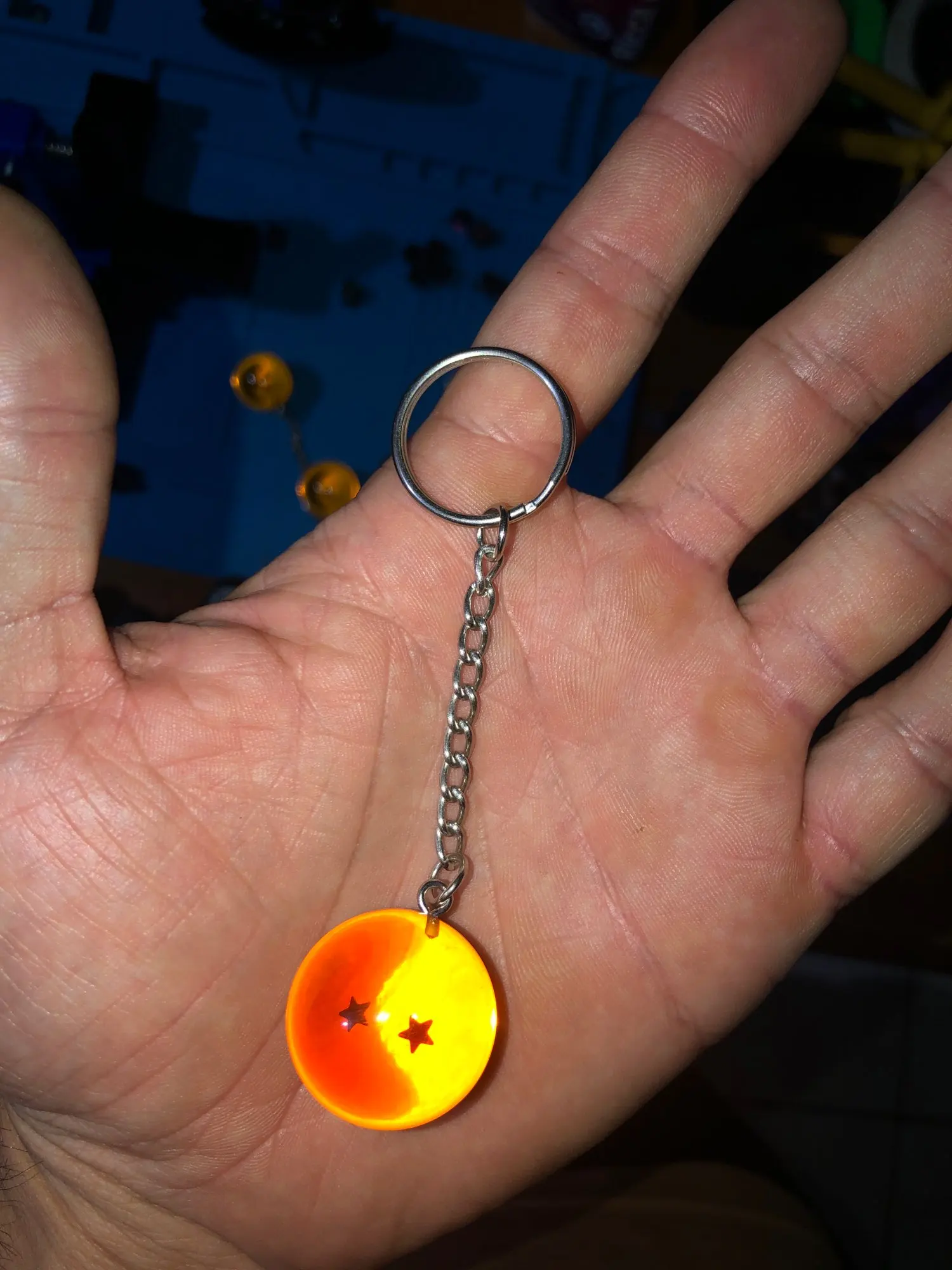 Foto de un comprador: Llaveros de la Serie Dragon Ball: esferas de 1 a 7 estrellas