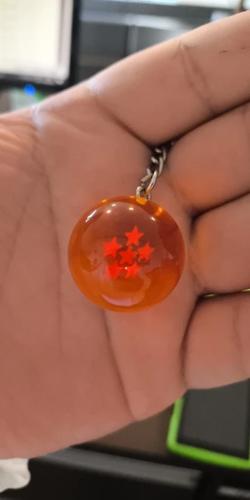 Foto de un comprador: Llaveros de la Serie Dragon Ball: esferas de 1 a 7 estrellas