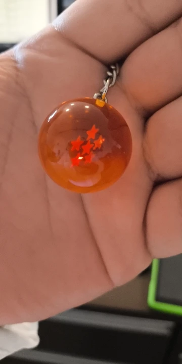 Foto de un comprador: Llaveros de la Serie Dragon Ball: esferas de 1 a 7 estrellas
