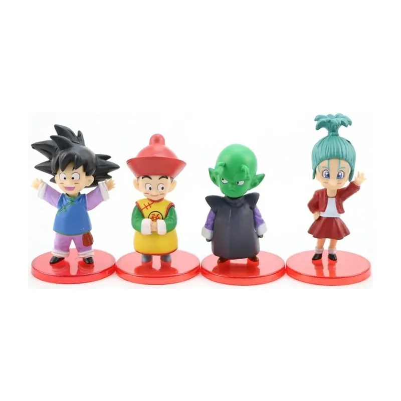 Lote de 13 mini figuras de Dragon Ball Z Super Saiyajin – Pequeñas, coloridas y con soporte
