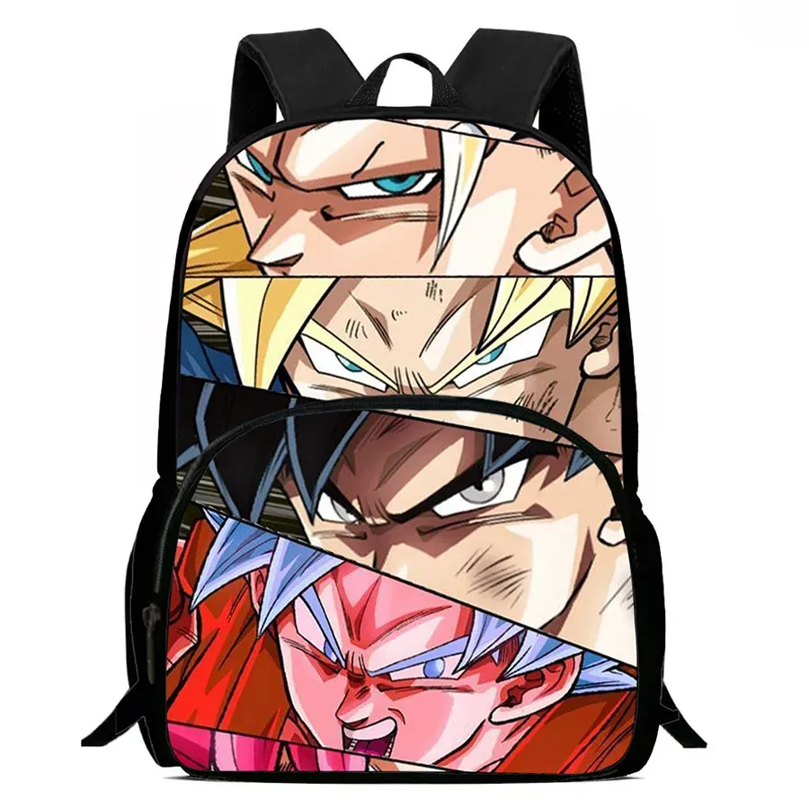 Mochila con diseño de DRAGON BALL y bolsillo frontal – mytdll005