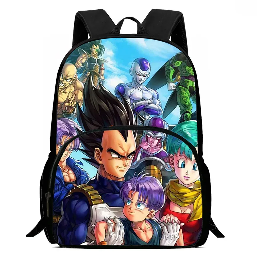 Mochila con diseño de DRAGON BALL y bolsillo frontal – mytdll009