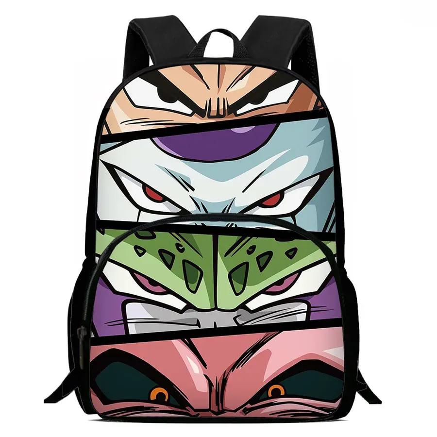 Mochila con diseño de DRAGON BALL y bolsillo frontal – mytdll006