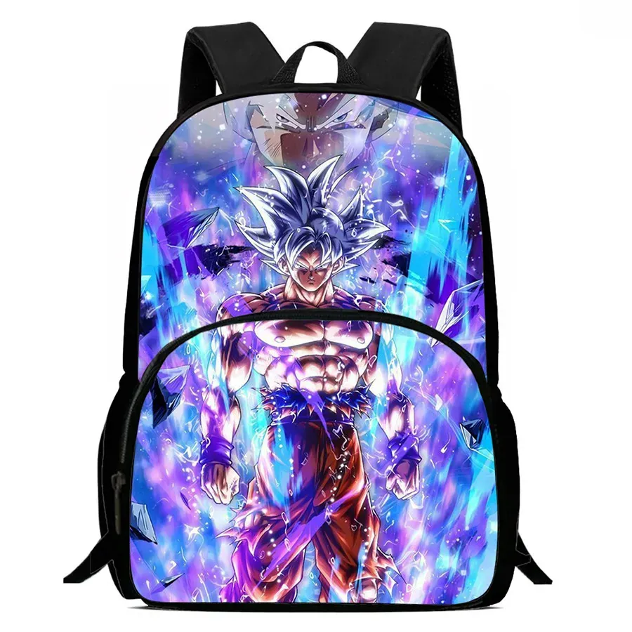 Mochila con diseño de DRAGON BALL y bolsillo frontal – mytdll004