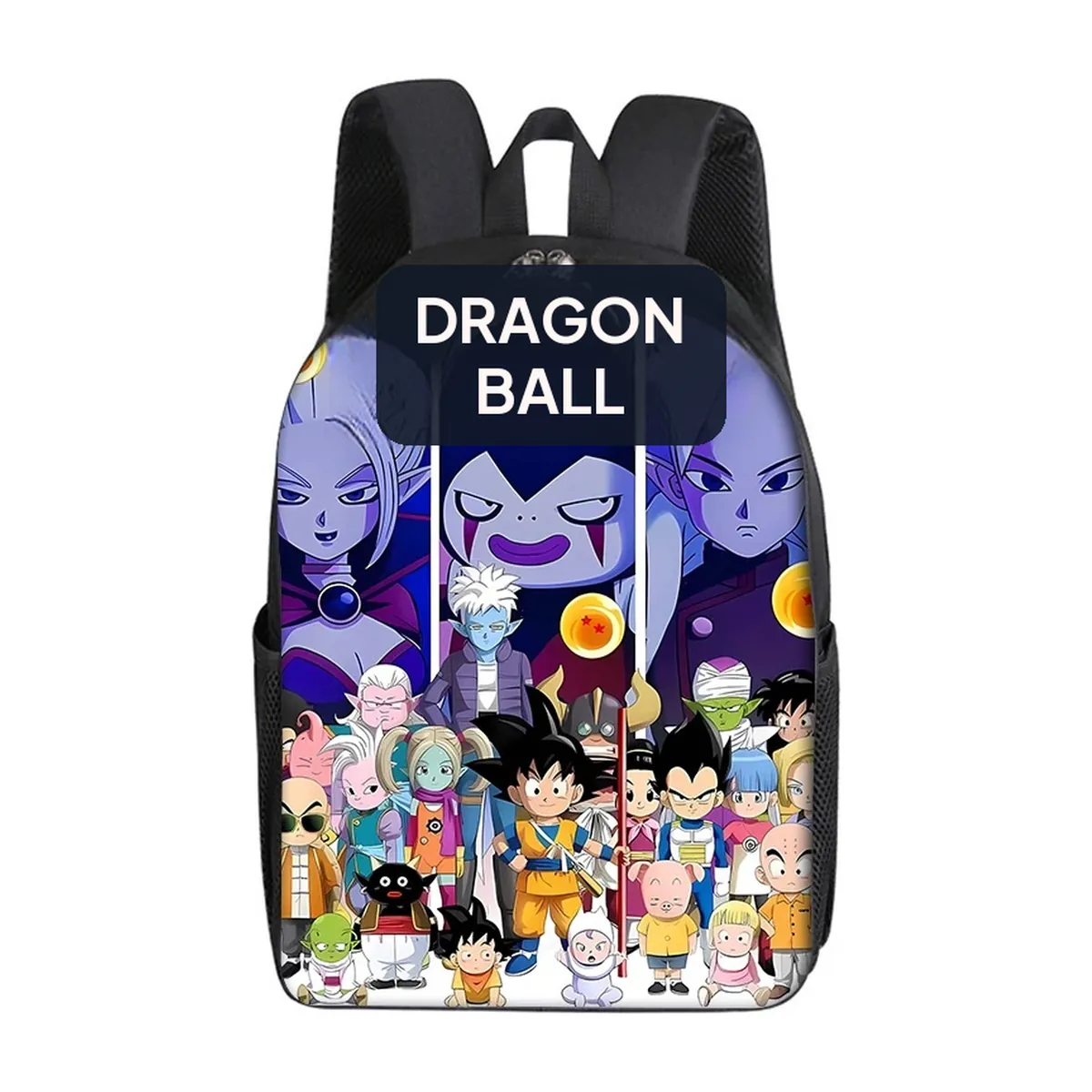 Mochila de Dragon Ball estampada de anime, escolar y de viaje – vue 5