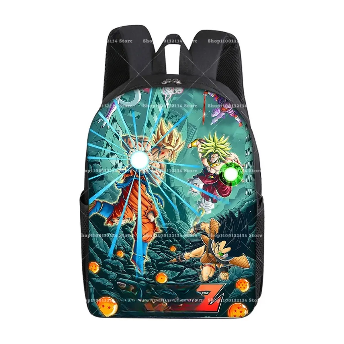 Mochila de Dragon Ball estampada de anime, escolar y de viaje – aj0004