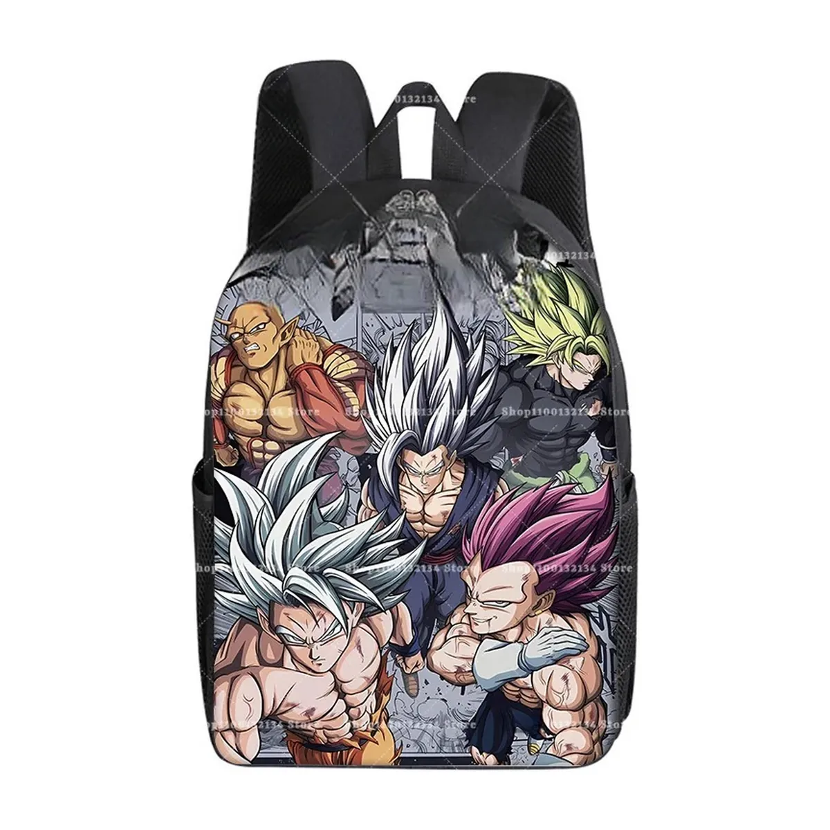 Mochila de Dragon Ball estampada de anime, escolar y de viaje – aj0005