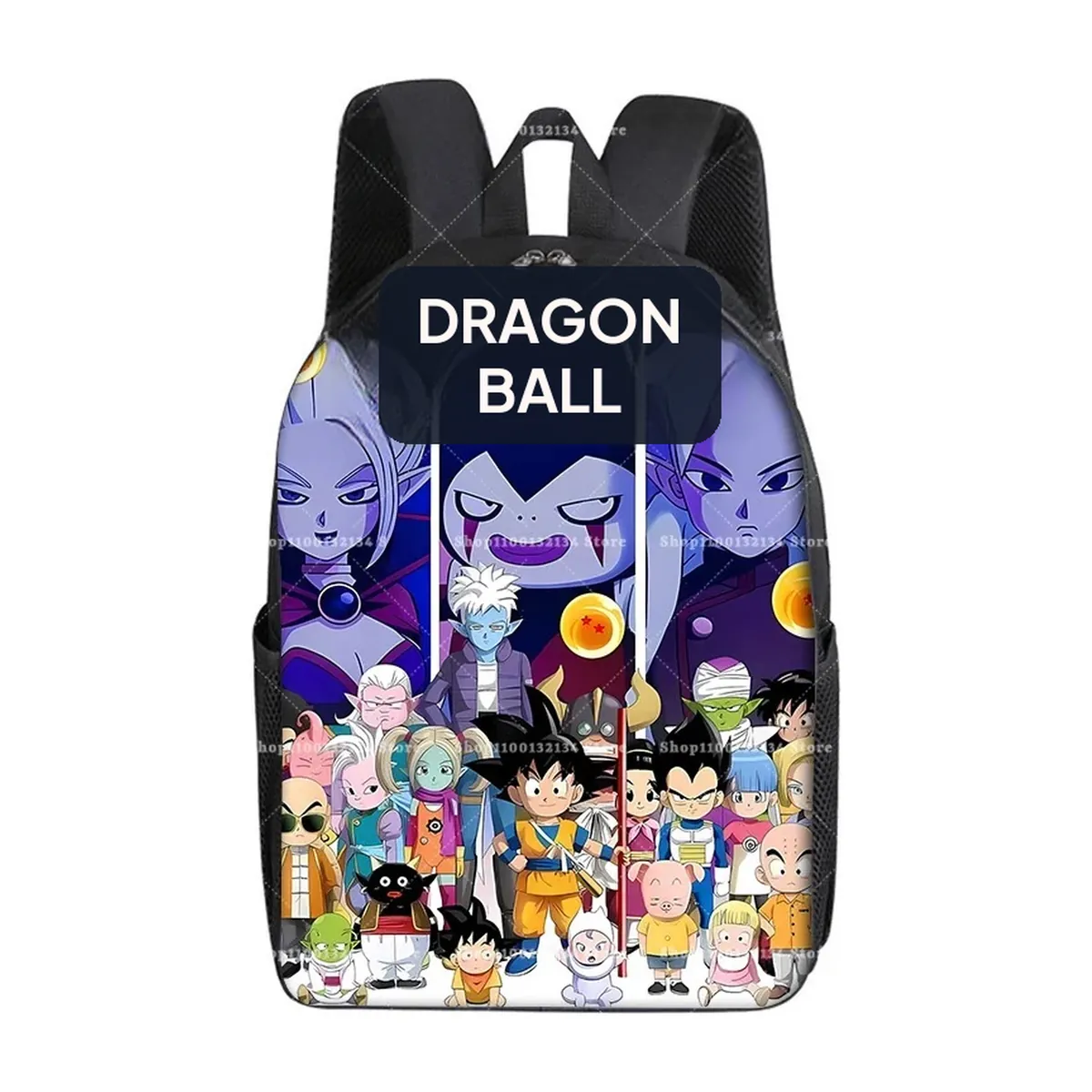 Mochila de Dragon Ball estampada de anime, escolar y de viaje – aj0007